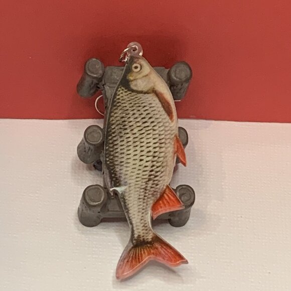 Fish Earring, Fishing Jewelry, Silly Animal Earring, Novelty Earring, Gift Idea - Picture 3 of 8